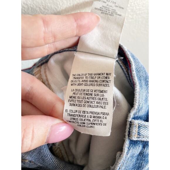 Tommy Hilfiger Vintage Boyfriend Jeans Light Wash Size 6 - Picture 3 of 15